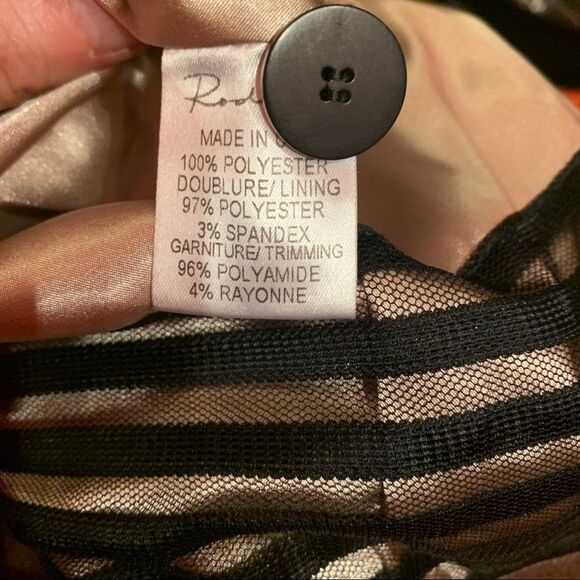 Rodika Zanian brown skirt jacket set sz 40 - Picture 8 of 14